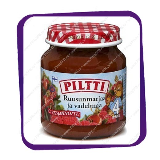 фото: Piltti Ruusunmarjaa ja vadelmaa 125g